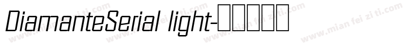 DiamanteSerial light字体转换